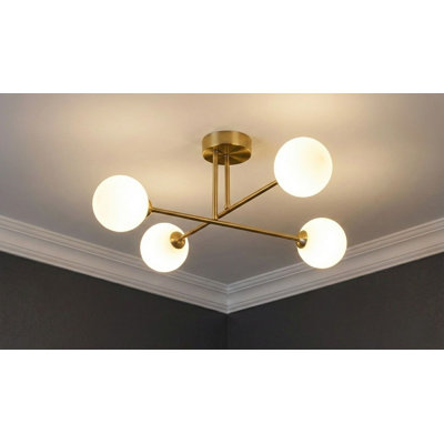 Glass Flush Mount