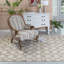 Dunn Geometric Handmade Flatweave Jute/Sisal Brown Area Rug-659400600