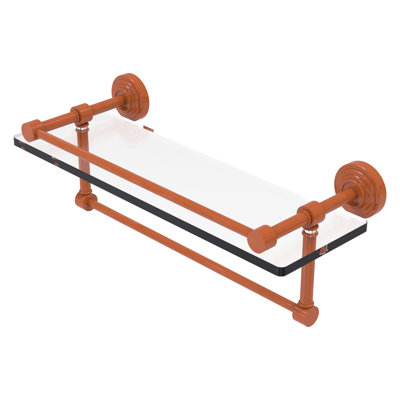 Waverly Place Floating Shelf with Towel Bar