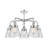 Cone 5 Light Stem Hung Chandelier-205346534-205346529