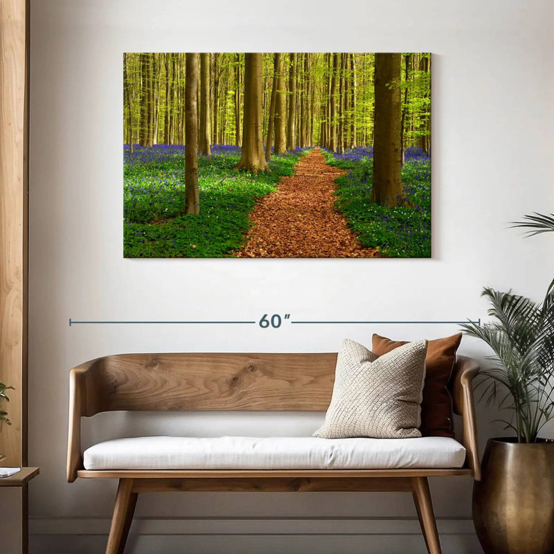 Alvord Hallerbos Beech Path, 30" H x 45" W