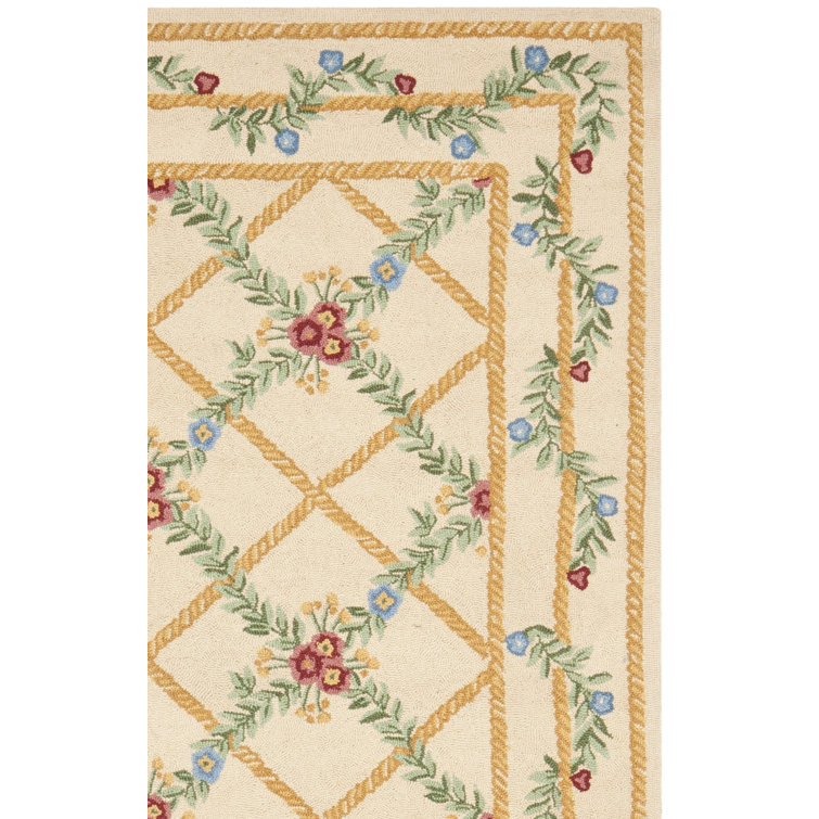 Kinchen Hand Hooked Wool Pile Southwestern Rug