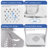 4-Tier Laundry Hamper Sorter, Vertical Rolling Laundry Baskets With Wheels Removable, Stackable Laundry Cart Organizer And Storage For Small Space, Dorm, Closet, Bathroom