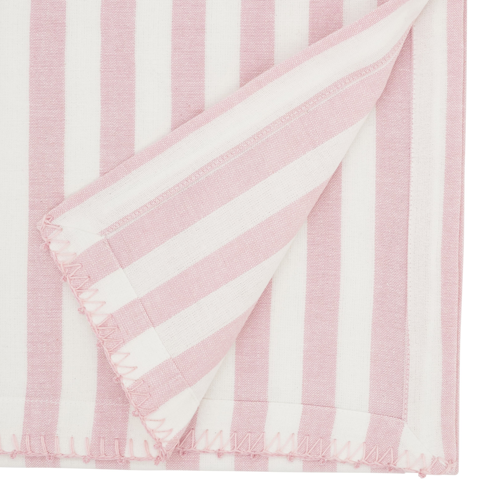 Oxford Striped Table Runnner, Pink
