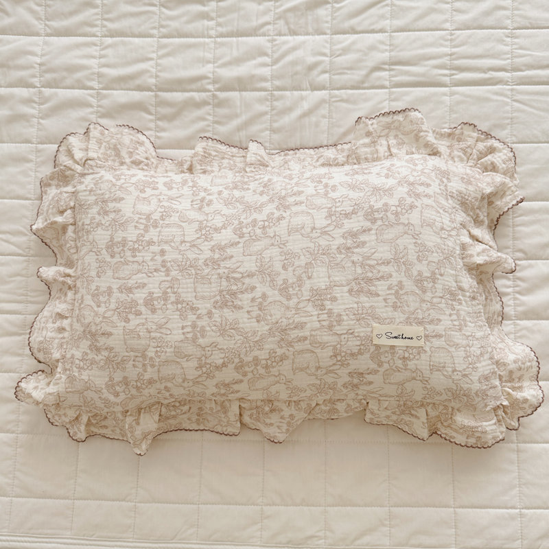 Taie d'oreiller mignonne en coton pour enfants