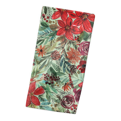 Dawane Cotton Floral Square Napkin
