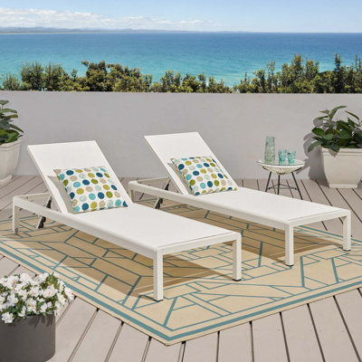 Caggiano 77.56'' Long Reclining Chaise Lounges