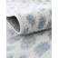 Tapis ivoire / bleu / gris en polyester tissé à la machine Azion-2130698538