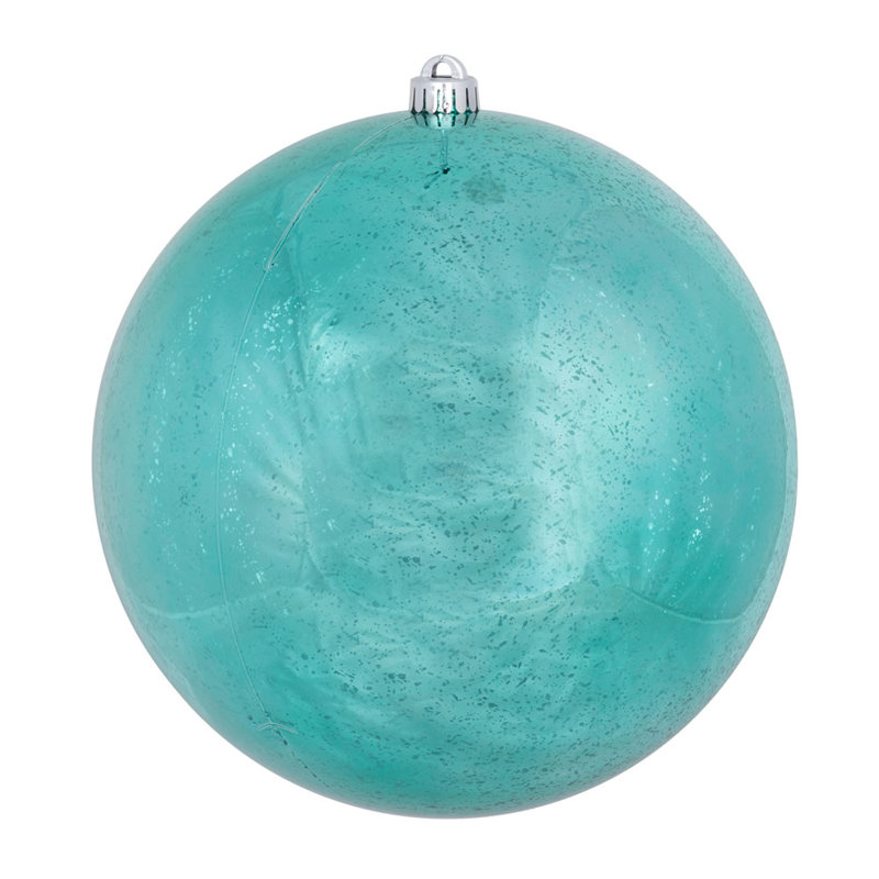 Ornement boule de mercure brillant, Bleu sarcelle