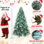 Sapin de Noël bleu, 3268 branches, structure articulée pour une installation facile, support pour décorations de Noël, structure métallique sécurisée-133407311