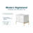 Jasper 25" Modern 2-Drawer Nightstand in White-385844995