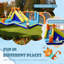 Terri Giant Inflatable Soccer Field and Slide