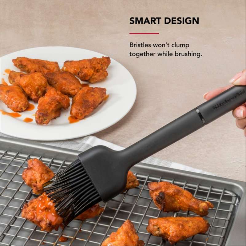 Kitchenaid Silicone Basting Brush, Black