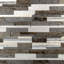 Carreau de mosaïque murale en bois 12 po x 24 po