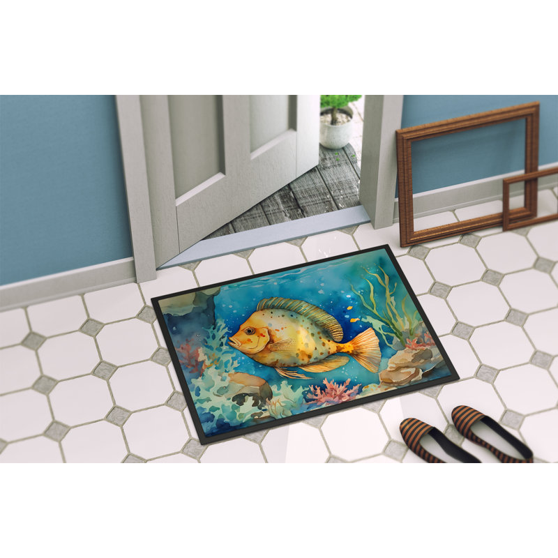 Flounder Doormat, L 24 po x L 36 po