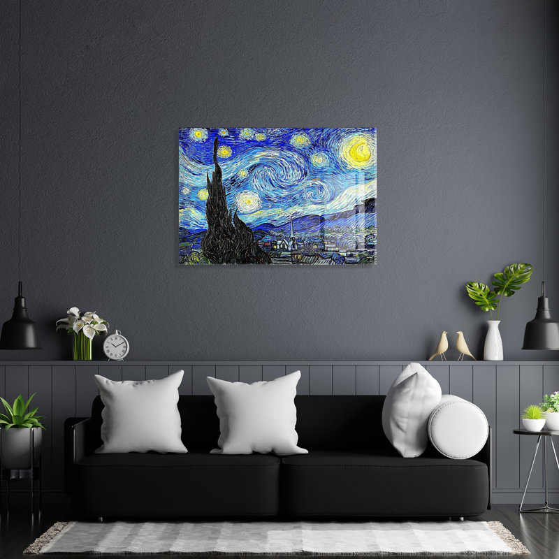 Peinture décorative en verre trempé, H 27,6 po x l 39,4 po