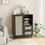 Buffet en rotin avec tablette réglable, buffet avec tiroirs pour le salon, la cuisine, le vestibule-458882190