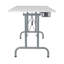 Rowling 121cm Rectangular Adjustable Folding Table