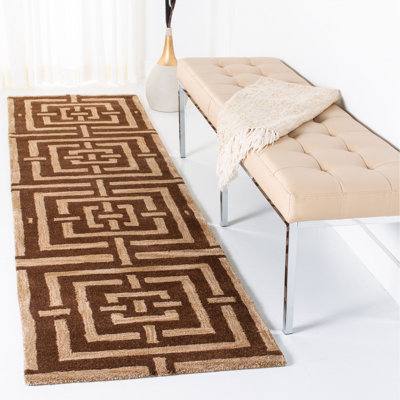 Secaucus Hand Tufted Wool Geometric Rug