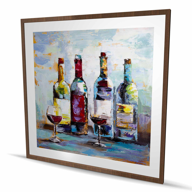 Wine Tasting Framed Matted Print | Kitchen Decor Art