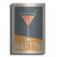 Ebern Designs «Cocktail Affiche 1» par Danhui Nai, art mural en métal-950888558