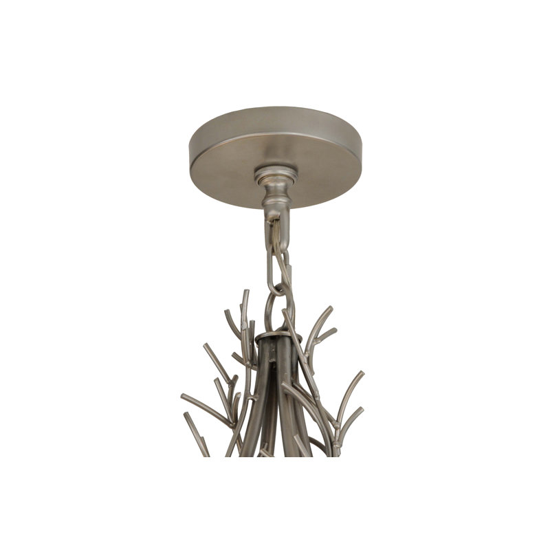 Krall 12 - Light Fabric Dimmable Classic / Traditional Chandelier