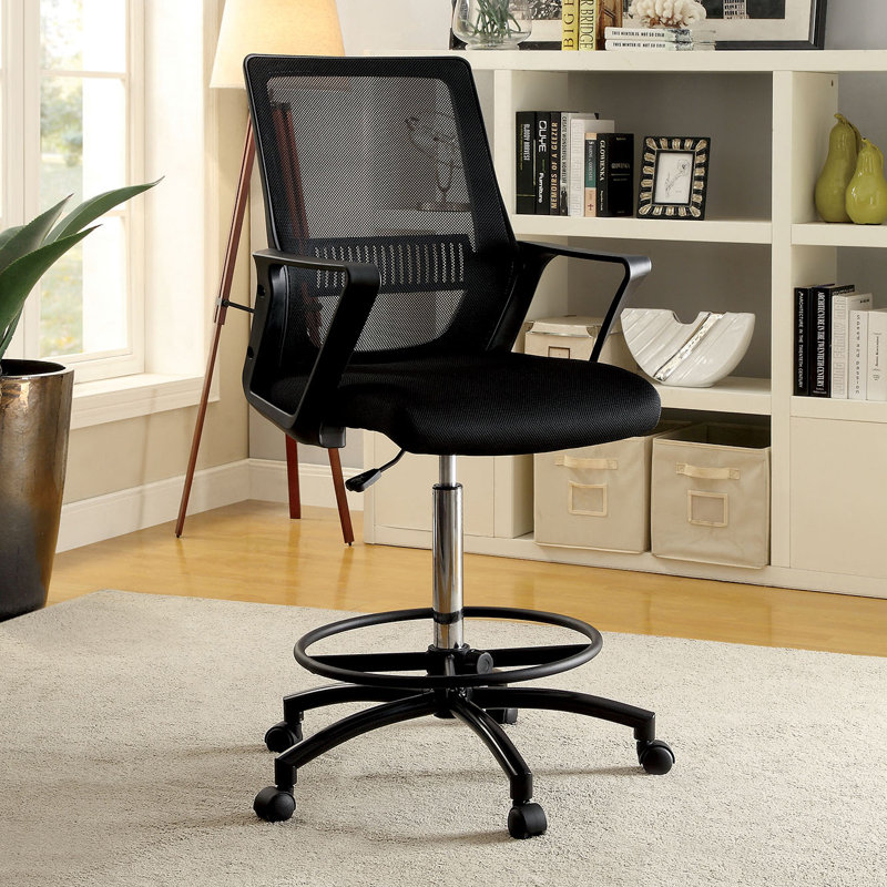 Drafting Chair, Black