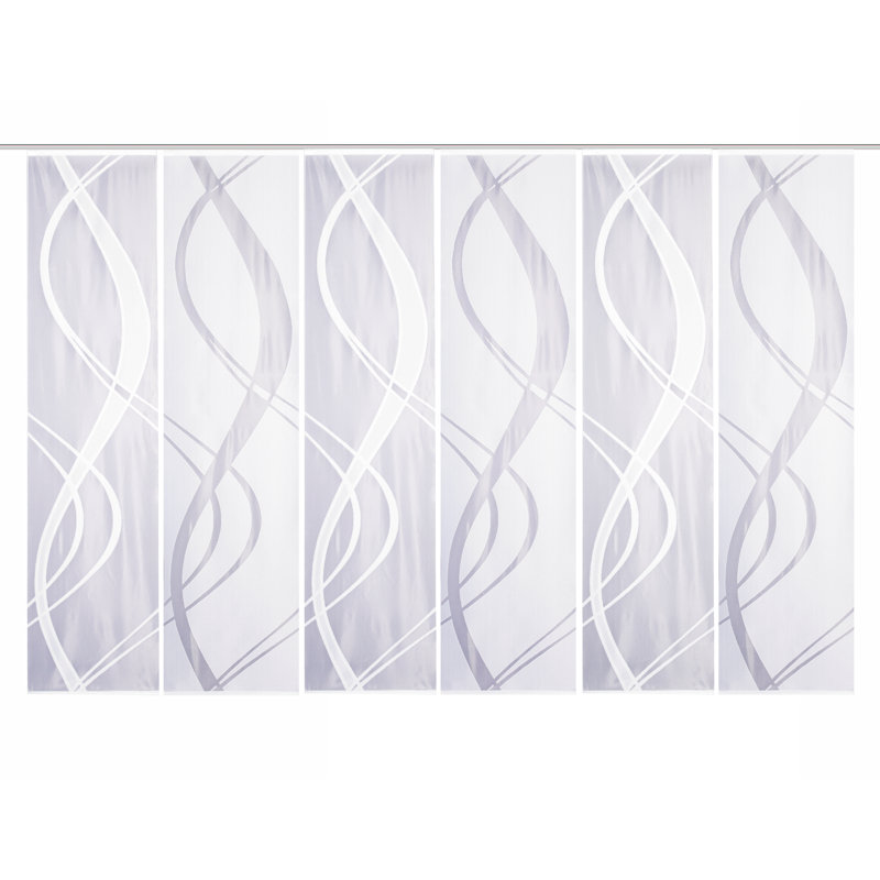 Mccrae Semi Sheer Curtain Panel Pair, Width 57 x Drop 225 cm