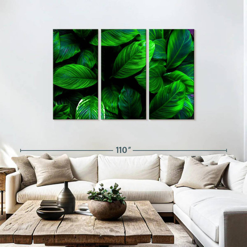 Harnek plantes vertes, H 48 po x l 74 po