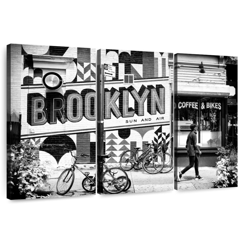 Syd Brooklyn Coffee, 20" H x 33" W