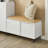 Karisa Upholstered Bench with Shoe Storage