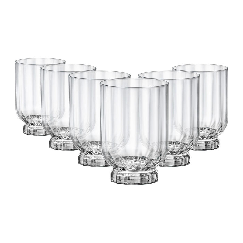 Florian Double Whisky Glasses, 375 oz.