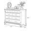 Armoire d'appoint en noyer massif