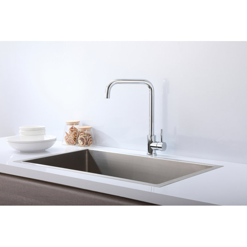 Robinet de cuisine à poignée rétractable Levi, Chrome