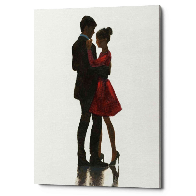«The Embrace II» par Marco Fabiano, art mural sur toile, H 26 po x l 18 po x P 0,75 po