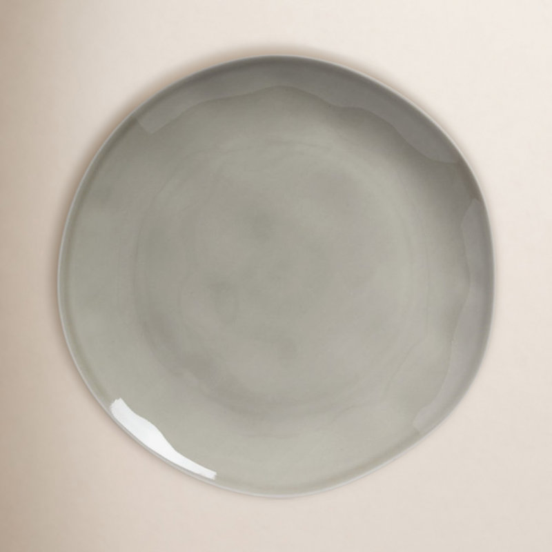 Bay Colors Blue Bay Colors 4Pc Dinner Plates, Gray