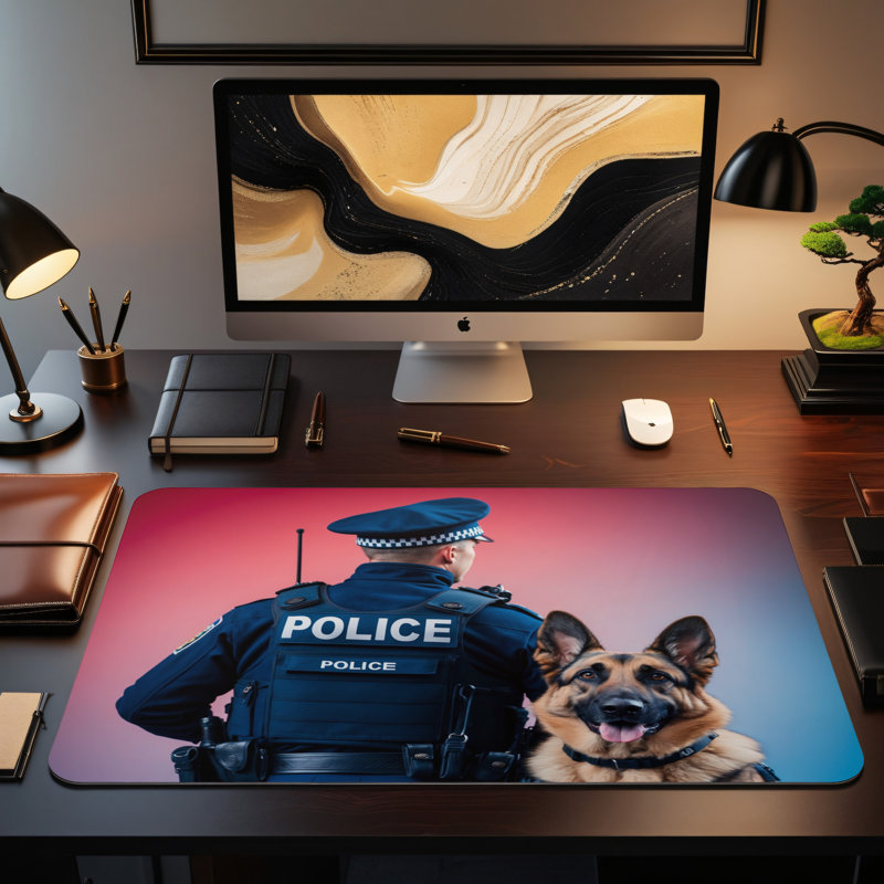 Polyester Desk Pad, 23.6x13.8