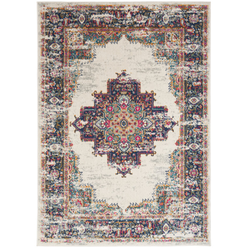 Oriental Indoor Rug, Rectangle 5'3" x 7'3"