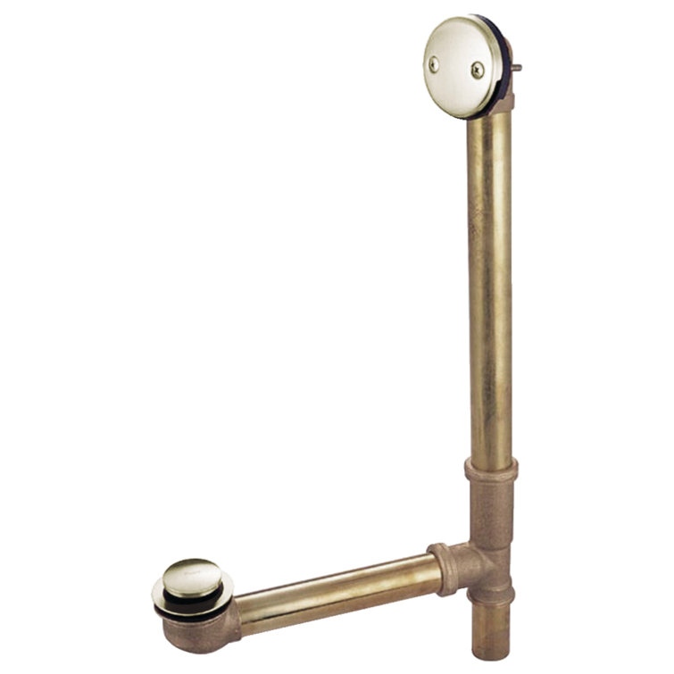 Made to Match Leg Tub Drain with Overflow