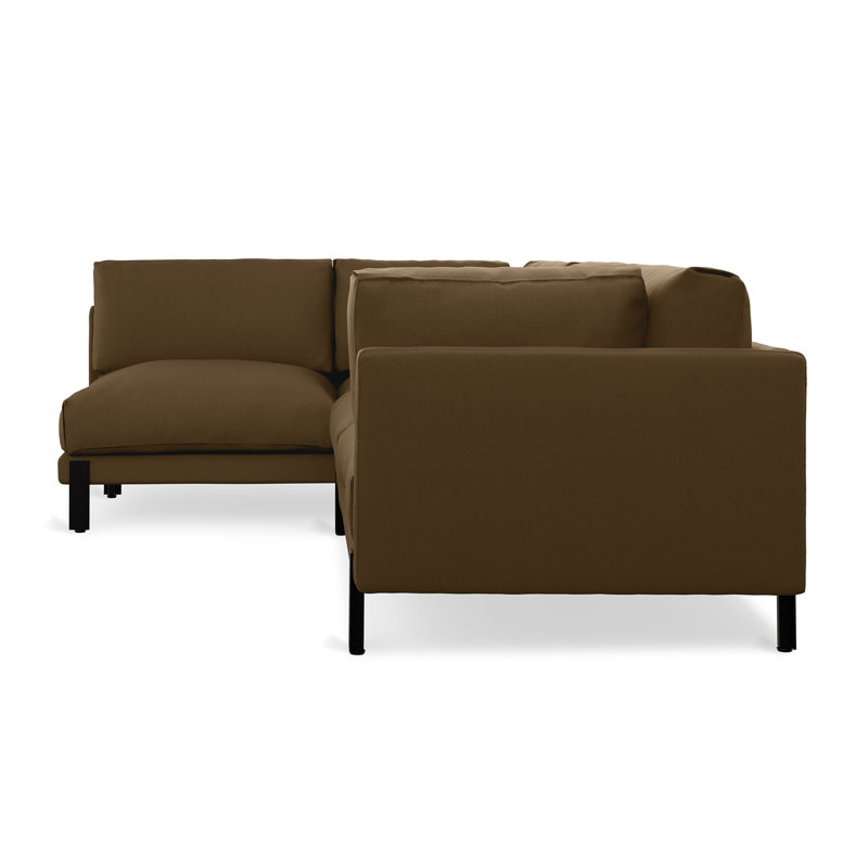 Silverlake XL Sectional - Left Facing, Velvet Cocoa