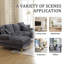 4 Seater Chenille Sectional-1147271753