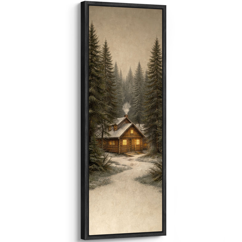 Impression sur toile encadrée extra large, Noir, H 60 po x l 20 po