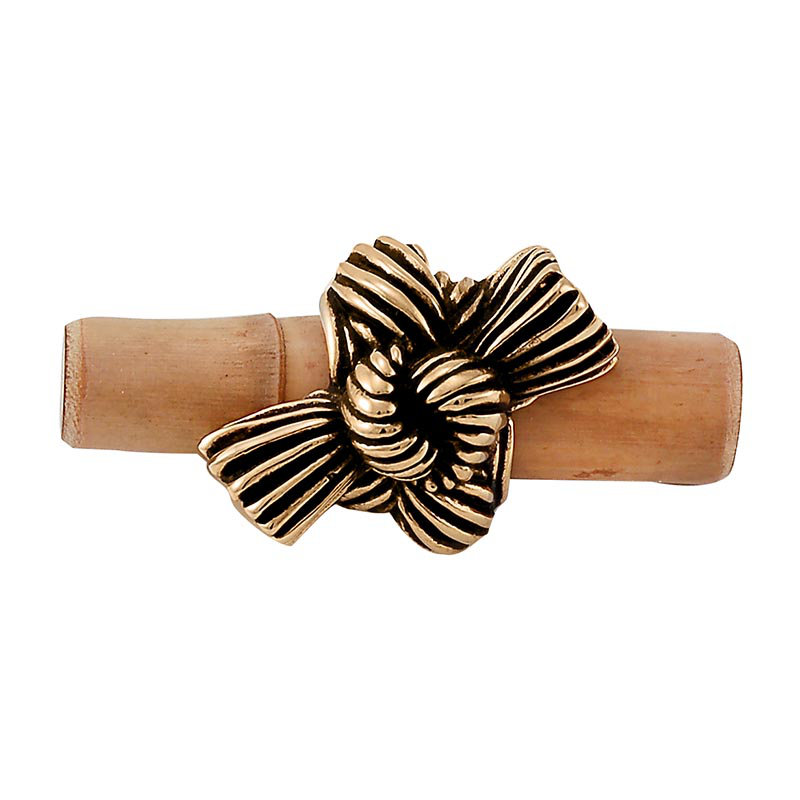 Palmaria Bar Knob, Antique Gold