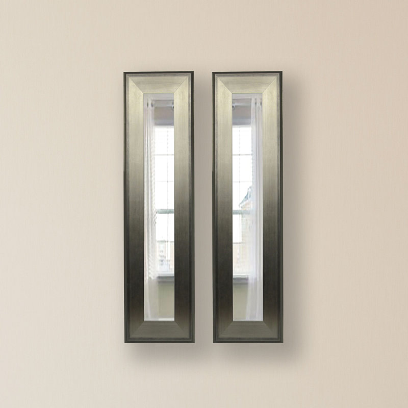 Ensemble de miroirs 2 pièces, H 40,5 po x l 12,5 po