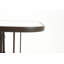 Table bistro extérieure pour 35 personnes avec plateau en verre trempé et trou de parasol de 1,5 po