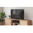 65" TV Stand With Rattan Accented Storage Doors-1513880980