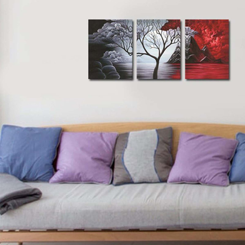 3 Piece Wrapped Canvas Print, 30 cm H x 40 cm W