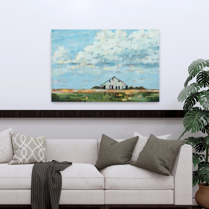 «Better Weather Abstract Contemporary Landscape Architecture», art mural, H 32 po x l 48 po