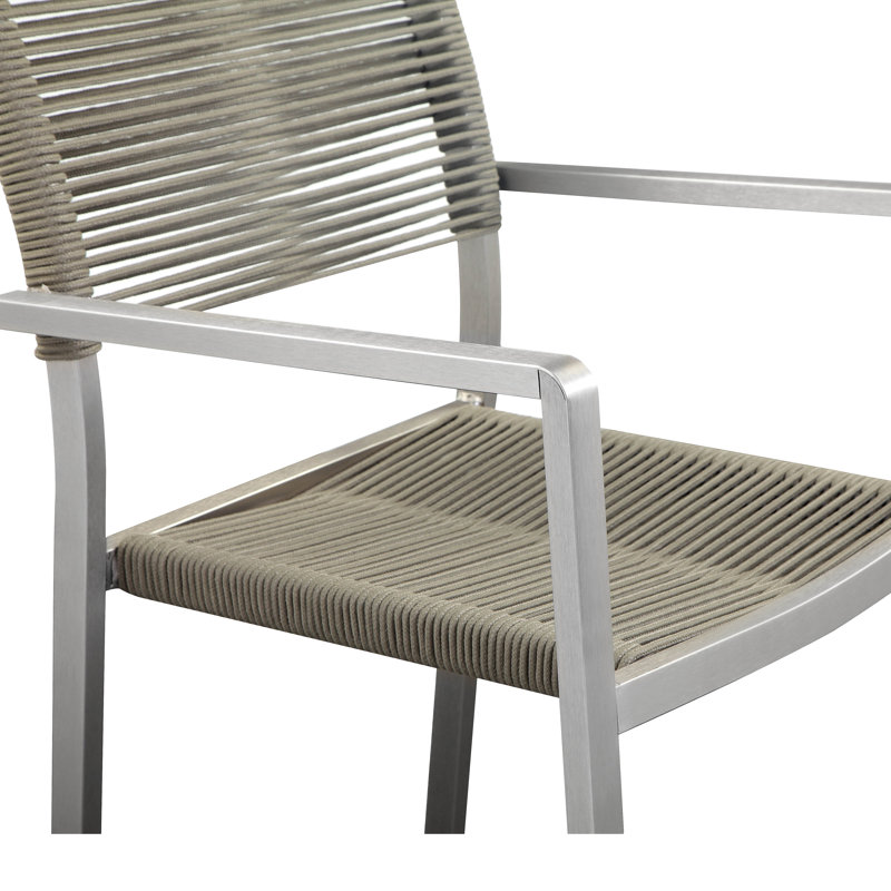  Ensemble de conversation d'extérieur en aluminium pour 10 personnes avec coussins Bella - Sièges de patio modernes avec corde à séchage rapide et pièces assorties de la collection Bella