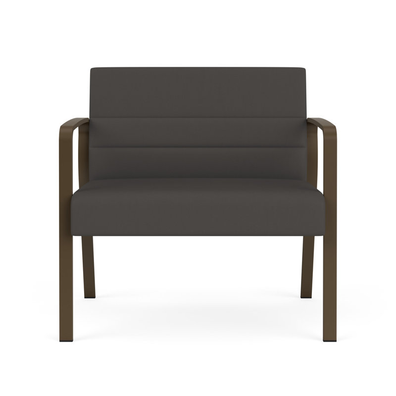 Chaise bariatique Waterfall, Bronze, Vinyle gris anthracite Patriot Plus